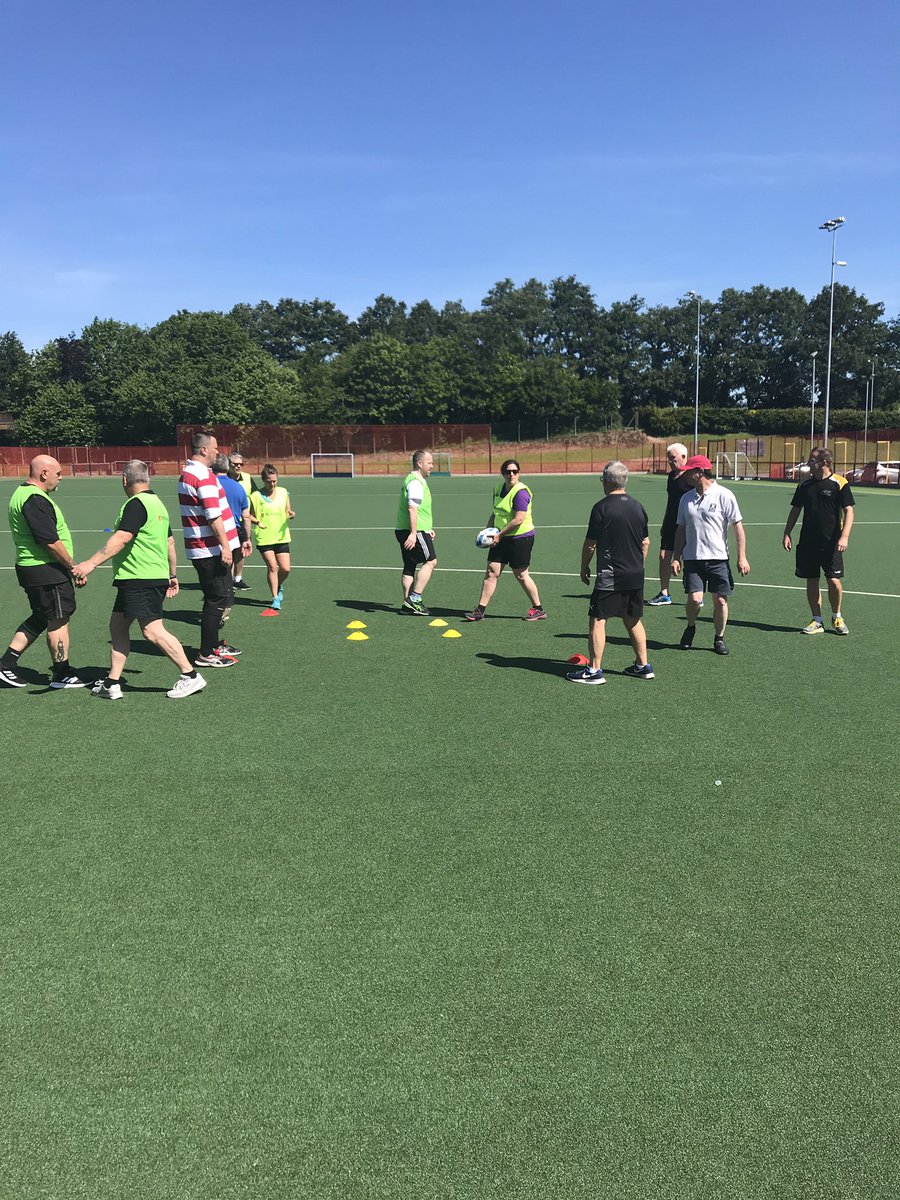 Christo11590925's tweet photo. Rugby: great weather for #walkingRugby #AllWorkedHard #FunInTheSun #NoRunningPlease @WRU_Community @DRA_Community @playondevelop brilliant session https://t.co/ltknzPBXzR