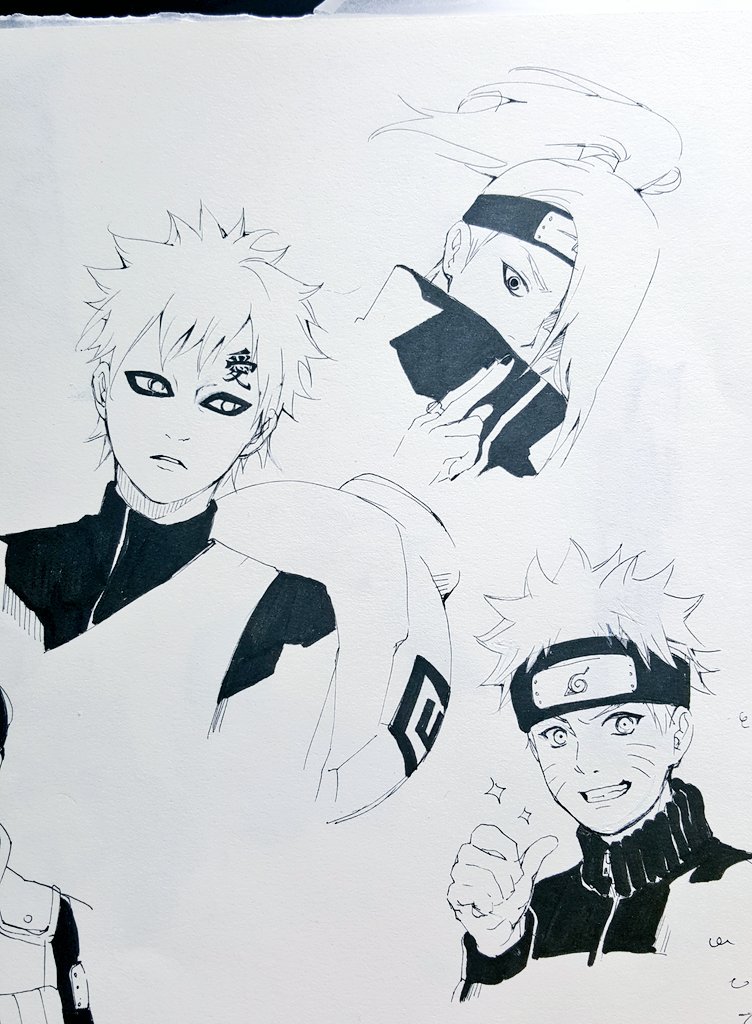 A bunch of Naruto sketches!?? 