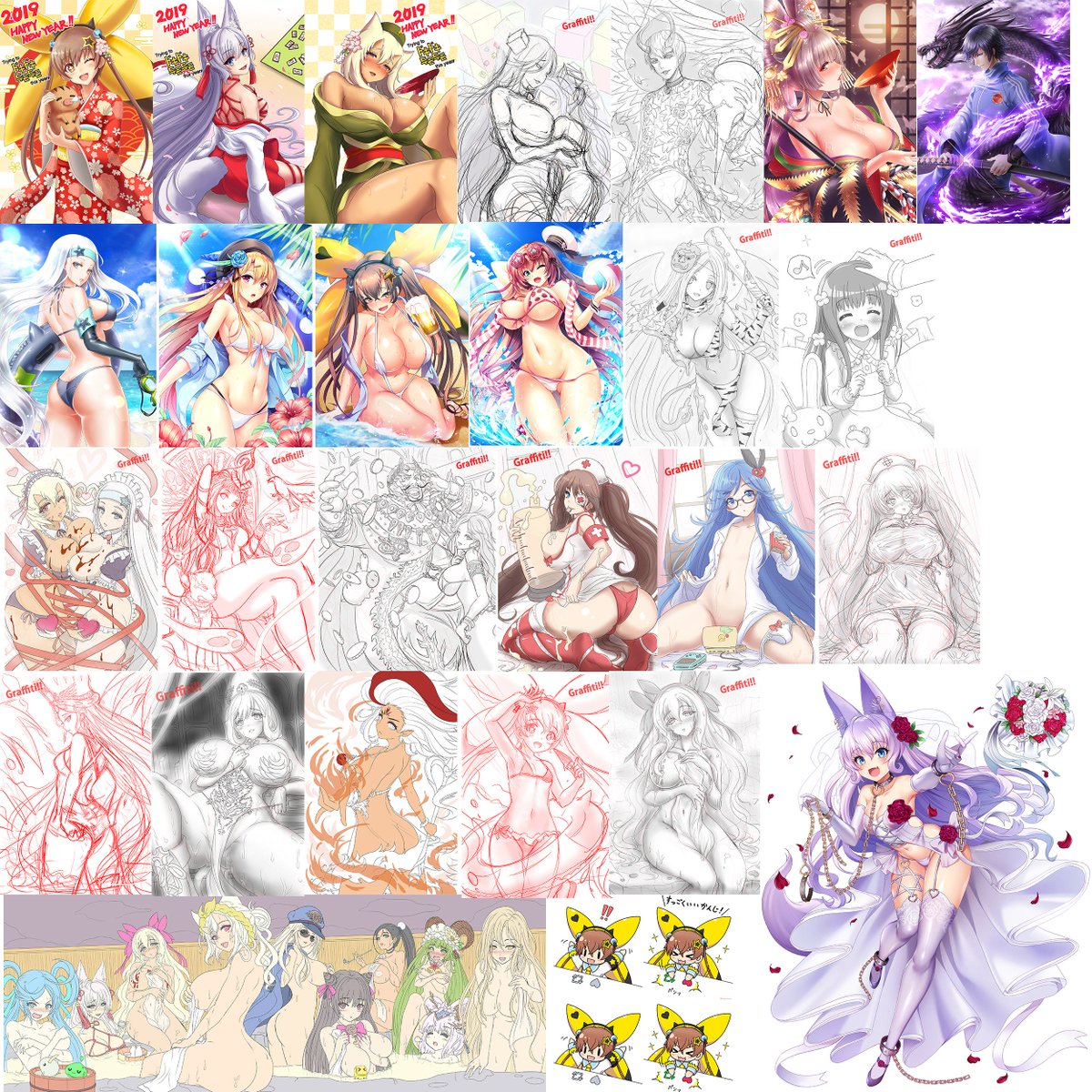 今年も半分終わったので上半期に描いた
デスチャのイラスト振り返りです('ω')ノ
個人的にマンモン様が気に入ってるのです👨🚀👨🚀
肌色が多く映るイラストを優先してるのがバレそう(/ω\)
#デスチャ #DestinyChild #데차 #命運之子