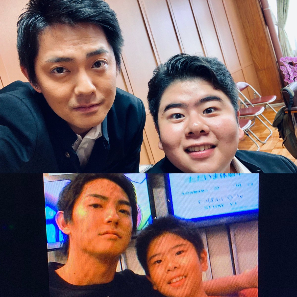 長田成哉 前田航基とは朝ドラ てっぱん 共演してから約10年振りに一緒に仕事出来ました 当時の航基は中学受験の勉強を撮影の合間に頑張っていた小学生だったなぁ 大きくなって まさか同級生として共演する事になるとは 笑 べしゃり暮らし