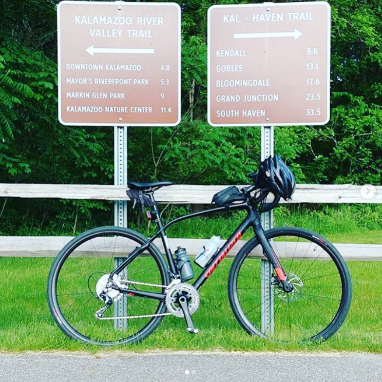 waterstcoffee's tweet photo. The KRVT is a fun bike ride to the vibrant downtown Kalamazoo community! Coffee, food, the library, the museum, the arts institute, the farmers market! It all awaits you! 

repost: @kalamazoorivervalleytrail
photo by: @mj_stephens https://t.co/4Al6R0lWvV