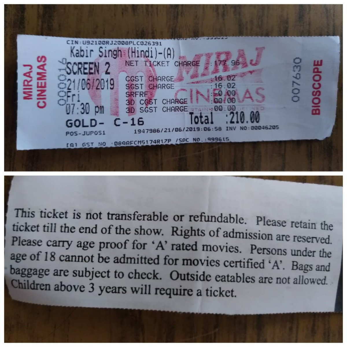 abhinavg85's tweet image. #MirajCinemas #multiplex #OutsideFood #Consumeraffairs Why multiplex create chaos on outside food, why not ban consuming inside food as well if consuming food is a problem in movie hall..??😡