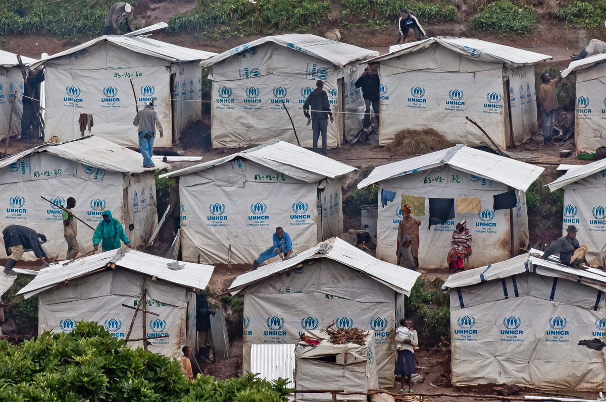 I don't think that refugees and displaced people should be obliged to live in tents and shelters such as these. Where's the dignity?