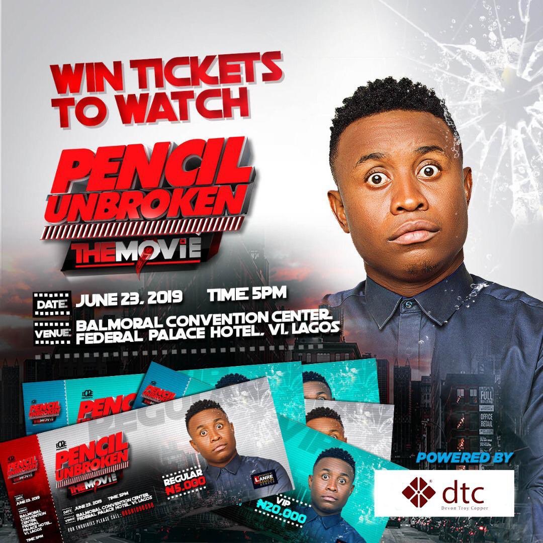 Chydee's tweet image. We were supposed to officially launch DTC with fanfare and all, but we’ve been very busy. While we wait for the launch, who wants a ticket to #PencilUnbroken? We have a couple to give away. Just tweet @DTroyCopper and mention the person you want to go with. #DTCPencilUnbroken