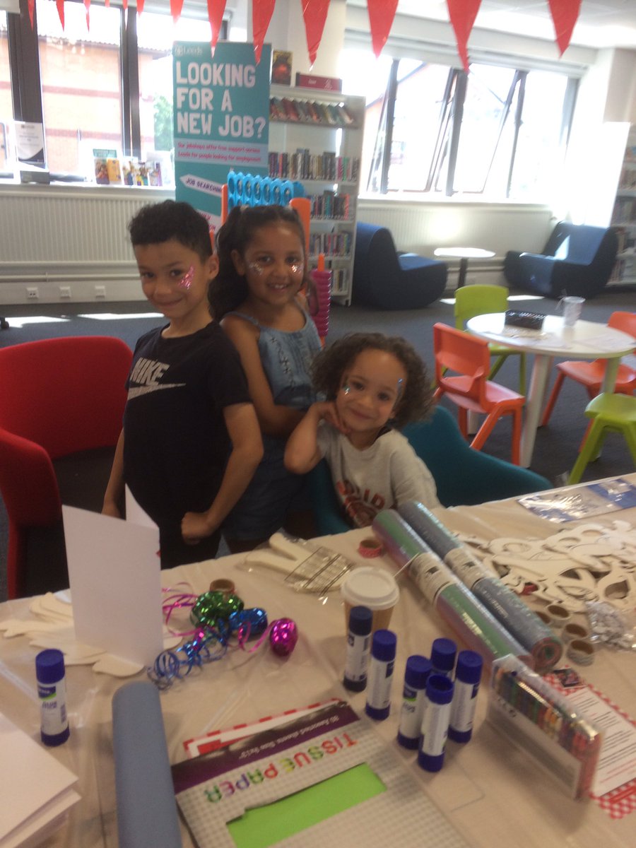 Come and join us at the Great Get Together at Seacroft Community Hub! We are here until 3pm. Crafts, games, food, glitter faces and more!  #GreatGetTogether #MoreInCommon