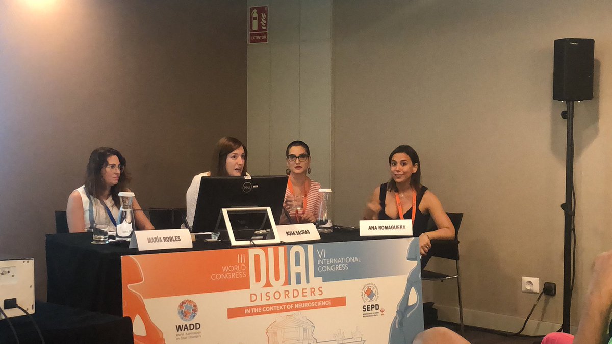 FrancinaFonseca's tweet photo. Sexualidad afecto y dependencia: una mirada desde la patología dual. #AnnaRomaguera #MariaRobles #NataliaRibas #RosaSauras @hospitaldelmar #ICDD2019 @SEPD_es https://t.co/kPRsy4Kakw