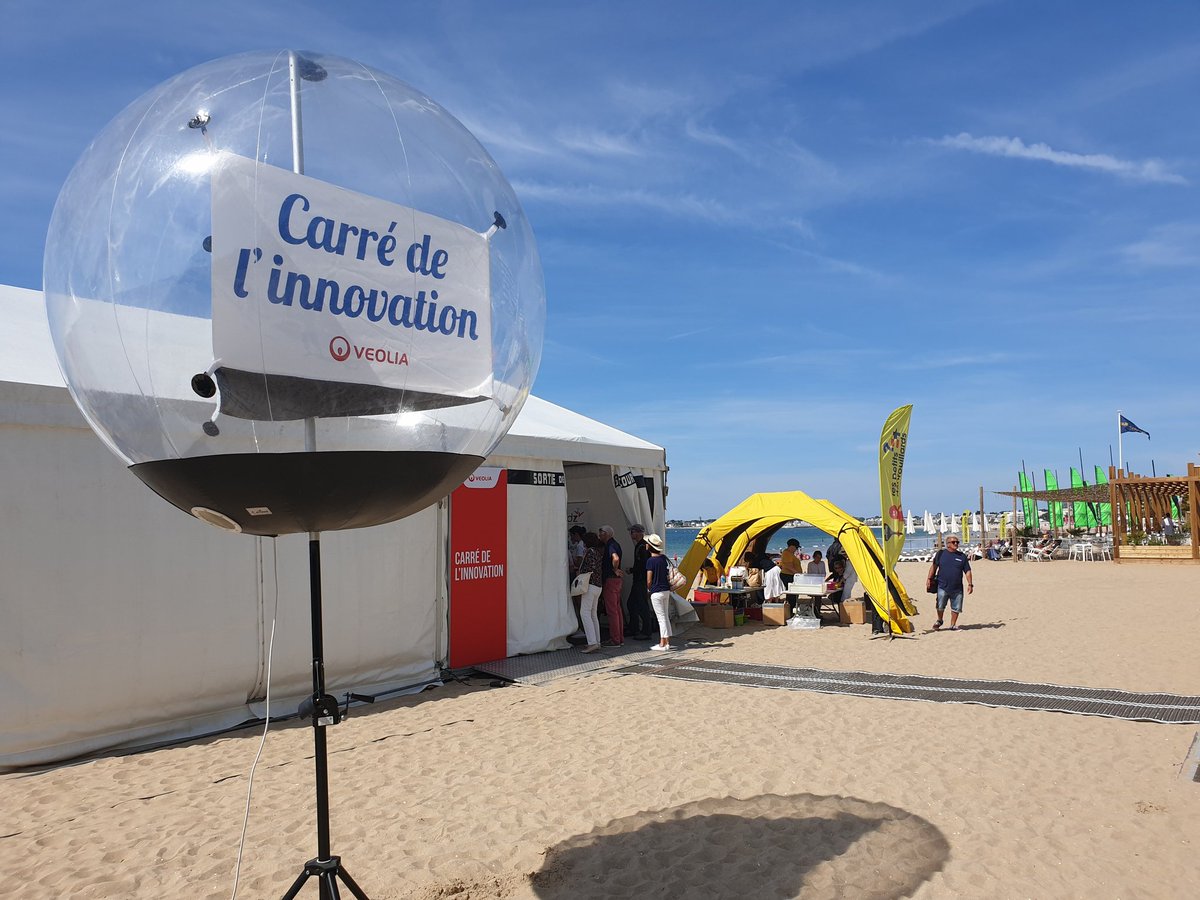 Très belle installation de #vitalité sur #tousalaplagelabaule de <a href="/Veolia_FR/">Veolia | France</a> avec #cycleo de <a href="/CottosMedical/">Cottos Medical</a> et <a href="/Le_Qoos/">Le Qoos</a> de Ludhealth #bienvieillir <a href="/AngersTech/">La French Tech Angers</a> @GerontopolePDLL