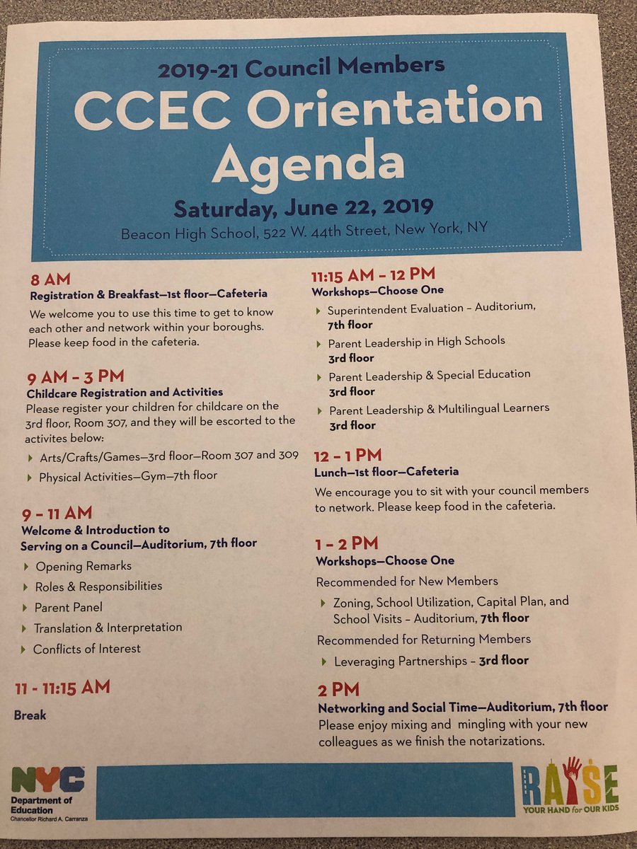 My first foray into public service - District 4 Education Council.  Orientation begins today.  #BeTheChange