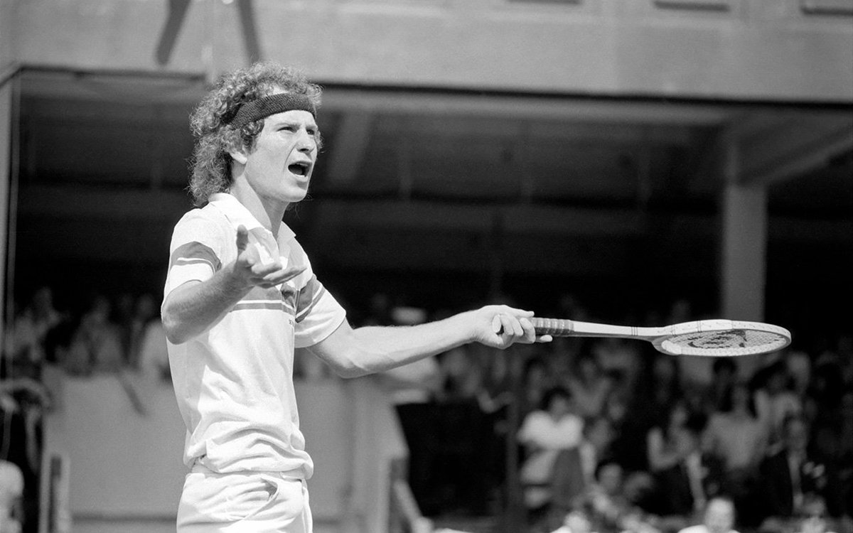 SInow's tweet photo. ”You CANNOT be serious!”
 
John McEnroe unleashed his famous Wimbledon rant on this day in 1981. 

Then he won the title: https://t.co/jwNcyolb8s https://t.co/XWMxXB1guE