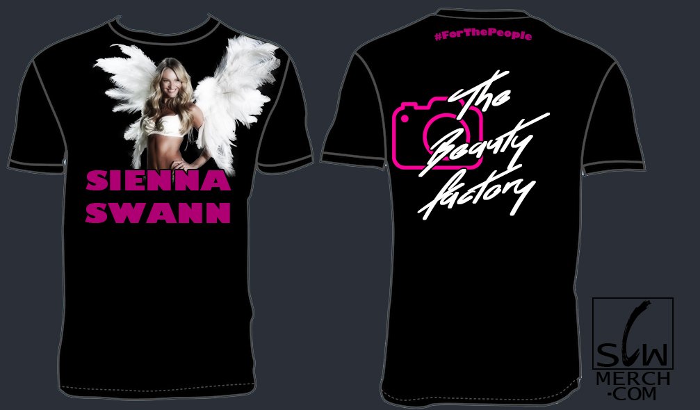 And in a second exclusive reveal of the day, how about one For The People? No <a href="/Sienna_Swann/">Sienna Swann</a> fan or "Iron Angel" should be without the latest t-shirt, available now on SCWMERCH[Dot]COM!