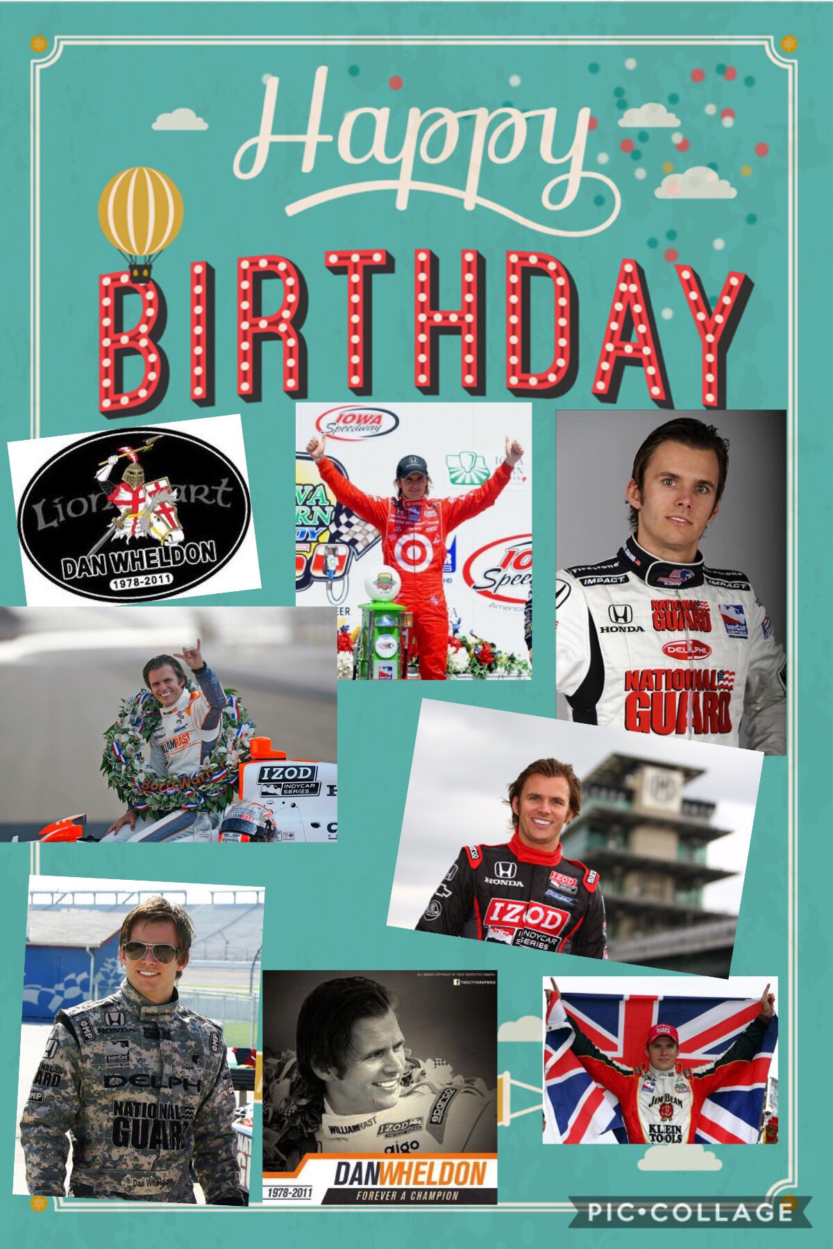  happy birthday to my favorite driver dan wheldon u are missed everyday 