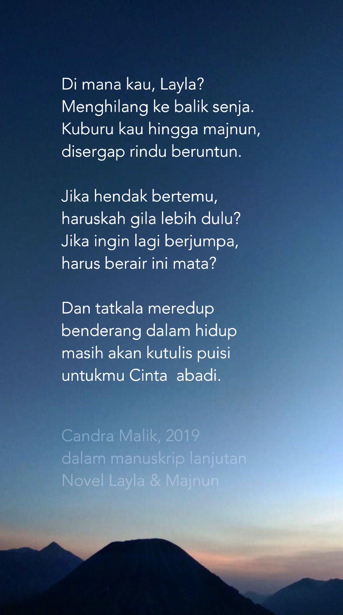 Puisi Cinta Laila Dan Majnun Kumpulan Puisi