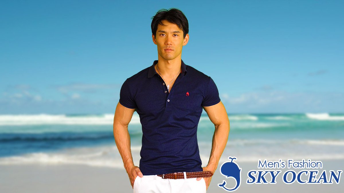 O Xrhsths メンズファッションsky Ocean Sto Twitter Sky Ocean令和元年新作 筋肉質なボディにフィットする逆三角形シルエットのポロシャツネイビーの撮影風景youtube動画です こだわりのシルエットと爽やかなモデルにもご注目ください T Co Ysw3j14s6g