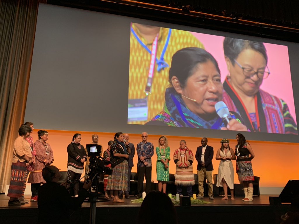 GlobalLF's tweet photo. A call for #conservation and cooperation and a thanks to Mother Nature during a ceremony at #glfbonn2019. #thinklandscape #GLFLive https://t.co/olJQfrLPrj