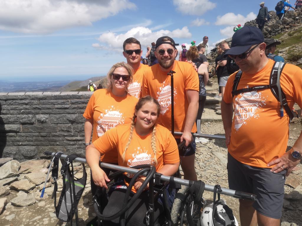 backuptrust's tweet photo. Our teams smashed it! Welcome to the summit of Snowdon ⛰️ now it's time to race back down the mountain #BackUpSnowdonPush https://t.co/mAKJ0ymFQm
