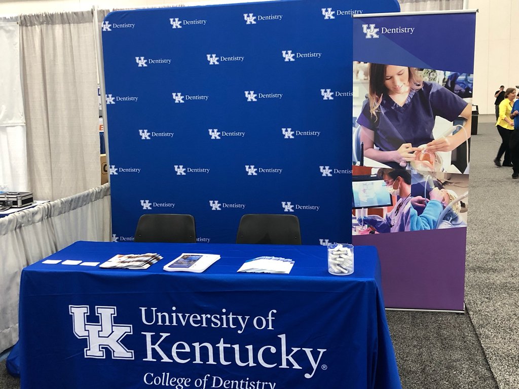 UKYDentistry's tweet image. Be sure to stop and talk with us in booth 143 at #ADHA2019. Learn about upcoming hands-on CE options and more.