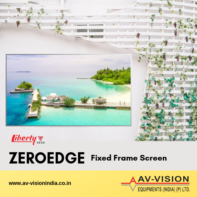 AVVisionIndia's tweet image. Shop our #Frameless #ZEROEDGE #Fixed-Frame #ProjectionScreen.
BUY now 👉 av-visionindia.co.in 

#ProjectorScreen #Screen #HomeTheater #AudioVisual #AV #avtech #HomeCinema