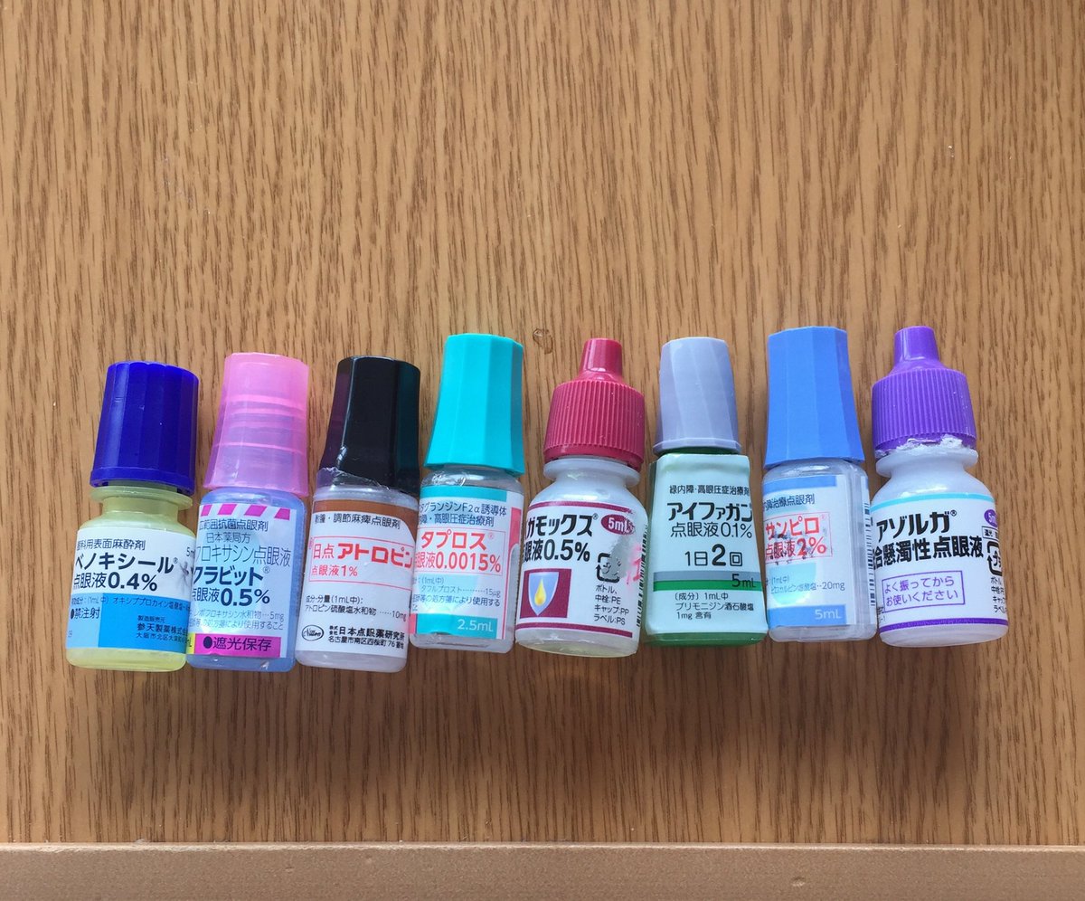 Zoo Twitterren 退院時に返却された目薬 味気ない が使いやすい 緑内障