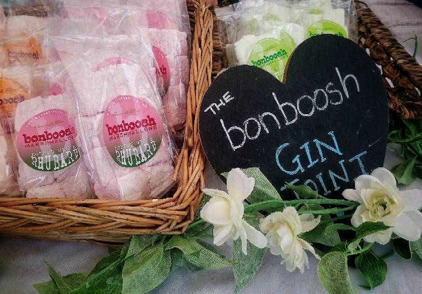 Come and have a taste of our delicious #GinMarshmallows at the #FleetFoodFestival today. #GinAndRhubarb #GinAndPassionfruit #GinAndElderflower #Fleet #Bonboosh #Foodie