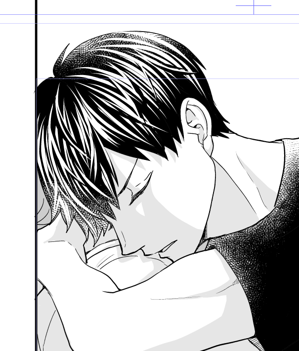 以前髪のツヤベタで年齢出るってツイート見て震えてたけど、こちととら高齢者が描いてるのでめいいっぱいツヤツヤベタベタさせちゃうもんね!(開き直り) 