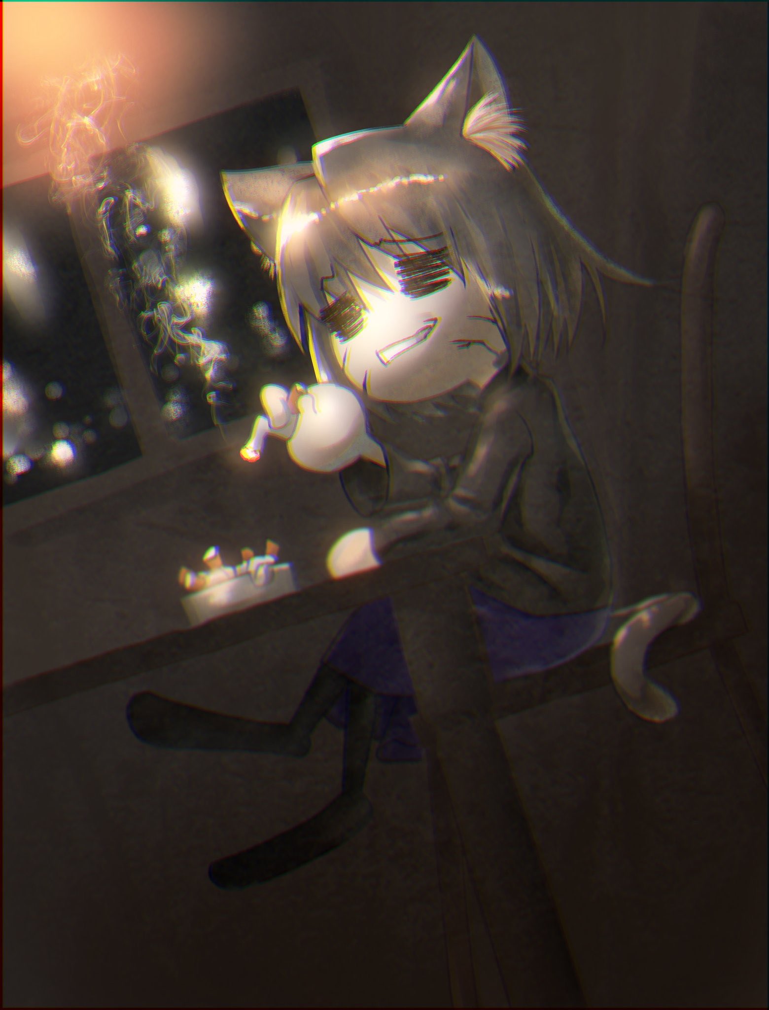 Juki ゆき姉 構図とかアイディアとか練って頑張って描いたネコアルク達 主にネコカオス T Co 5qtvrzqn9r Twitter