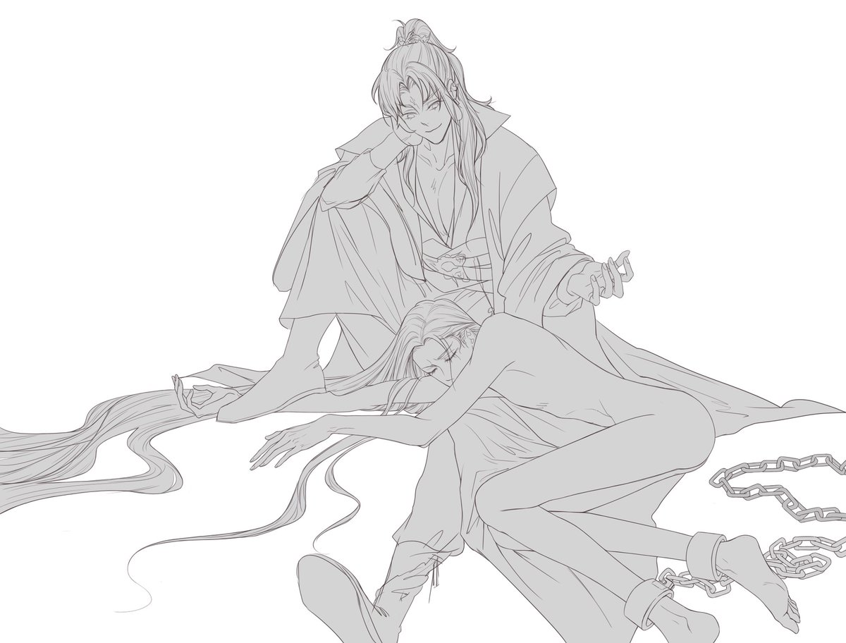 longgesgg's tweet photo. #BingJiu #人渣反派自救系统
 #ScumVillainsSelfSavingSystem
我好慢⋯⋯顏色還沒上完 https://t.co/rQCMQblVOM