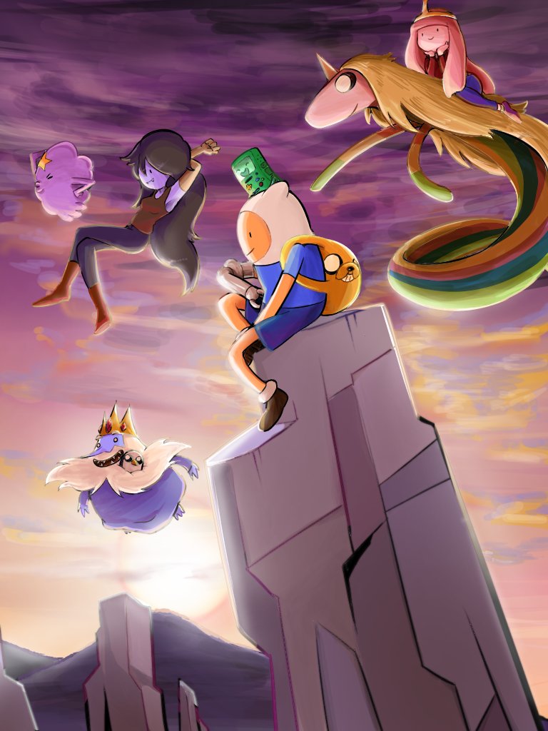 あよ アドベンチャー タイム最終章見終わりました 予想斜め上の衝撃と思わず涙が出てしまう感動の連発で 本当に素晴らしい作品でした 今まで素敵な冒険の時間をありがとうございました アドベンチャータイム T Co Pdgr1qcuom T Co