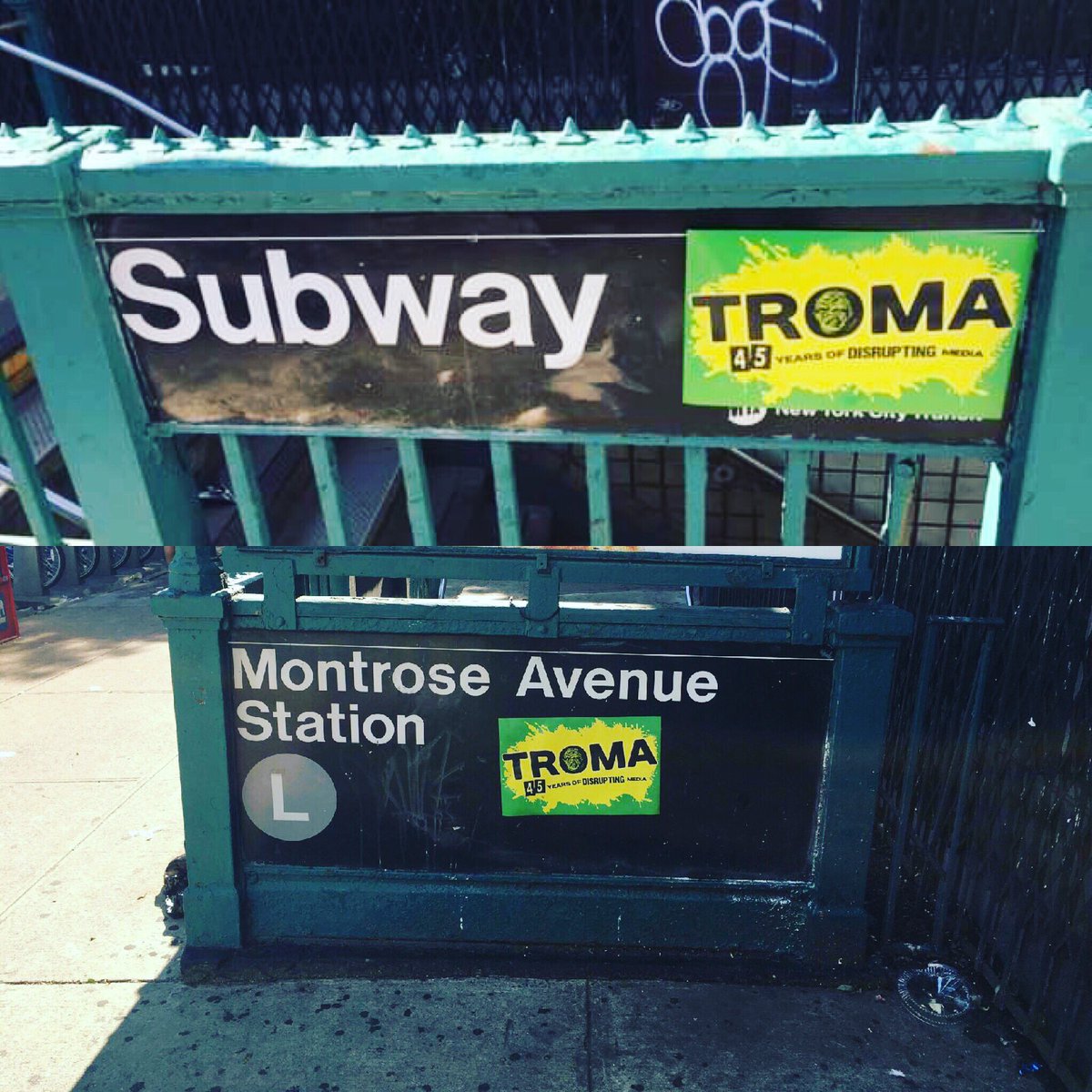 Lloyd Kaufman (@lloydkaufman) on Twitter photo The #TROMAVILLE subway awaits!
<a href="/Tromadance/">Tromadance</a> continues today. <a href="/3dollarbillbk/">3 Dollar Bill</a> In Brooklyn, NYC. Hosting a #Fantoxic panel at 6PM on "How I Got My First Movie Made" feat. Me #FrankHenenlotter #kansasbowling #dylanmarsgreenberg <a href="/brandonbasham/">Brandon</a> <a href="/LisbethKaufman/">Lisbeth Kaufman</a> & <a href="/damienleone/">Damien Leone</a> The #TROMAVILLE subway awaits!
<a href="/Tromadance/">Tromadance</a> continues today. <a href="/3dollarbillbk/">3 Dollar Bill</a> In Brooklyn, NYC. Hosting a #Fantoxic panel at 6PM on "How I Got My First Movie Made" feat. Me #FrankHenenlotter #kansasbowling #dylanmarsgreenberg <a href="/brandonbasham/">Brandon</a> <a href="/LisbethKaufman/">Lisbeth Kaufman</a> & <a href="/damienleone/">Damien Leone</a>