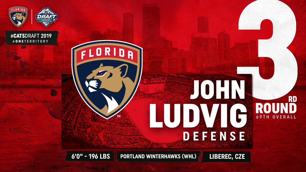 With the 69th overall pick, the #FlaPanthers select defenseman John Ludvig.