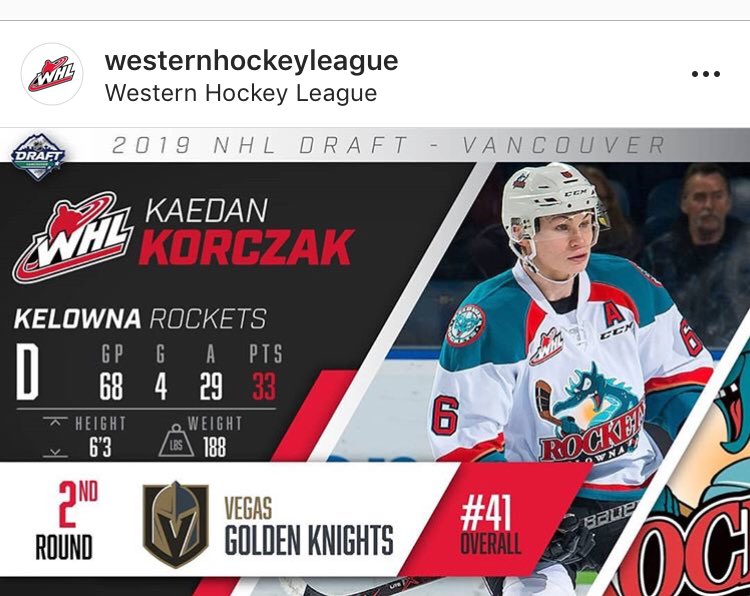 Way to go Kaedan! #nhldraft #saintsaftersacred