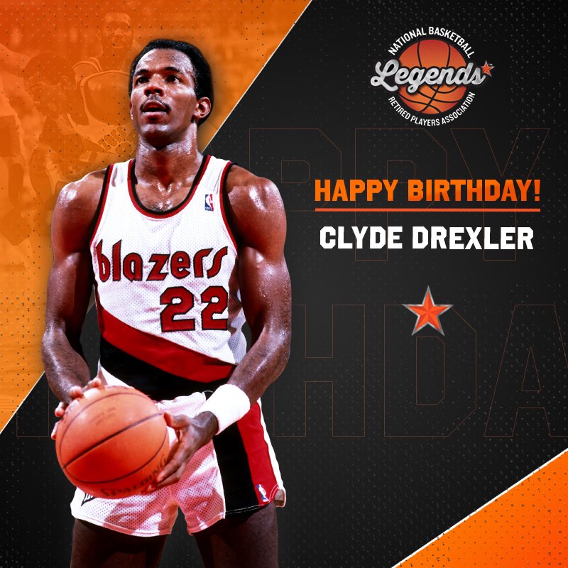 Happy Birthday to 10x and 2004 Inductee, Clyde Drexler! 