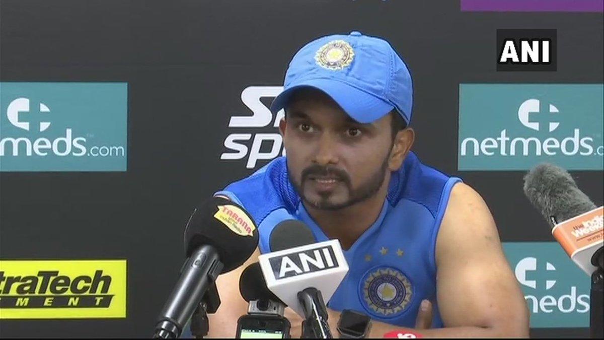 ANI on Twitter: &quot;Kedar Jadhav: Our actual plan was to look for around 250,  we were targeting 250-260 but we fell short of 20-30 runs. So we knew that  we will have