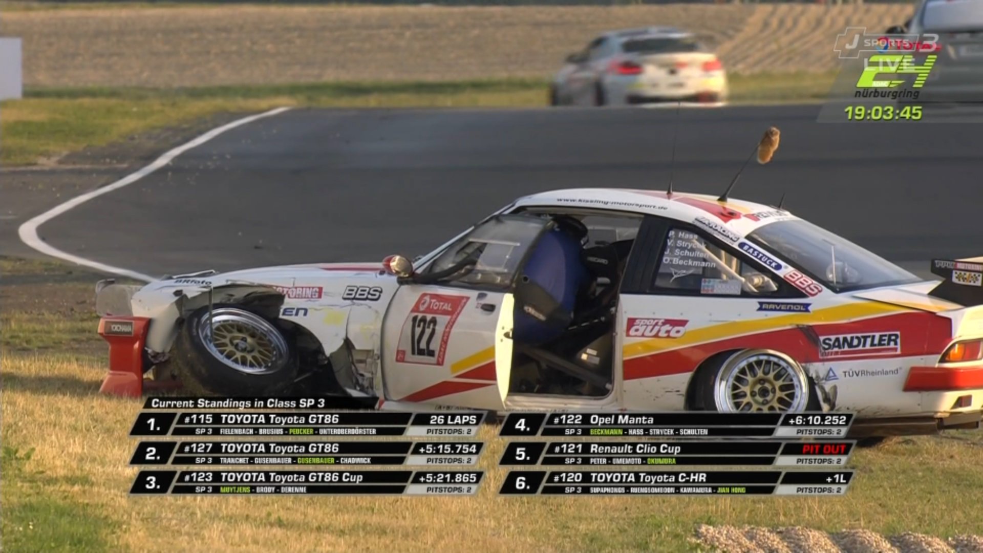 湾岸影 マンタ師匠クラッシュしてもうた 24hnbr