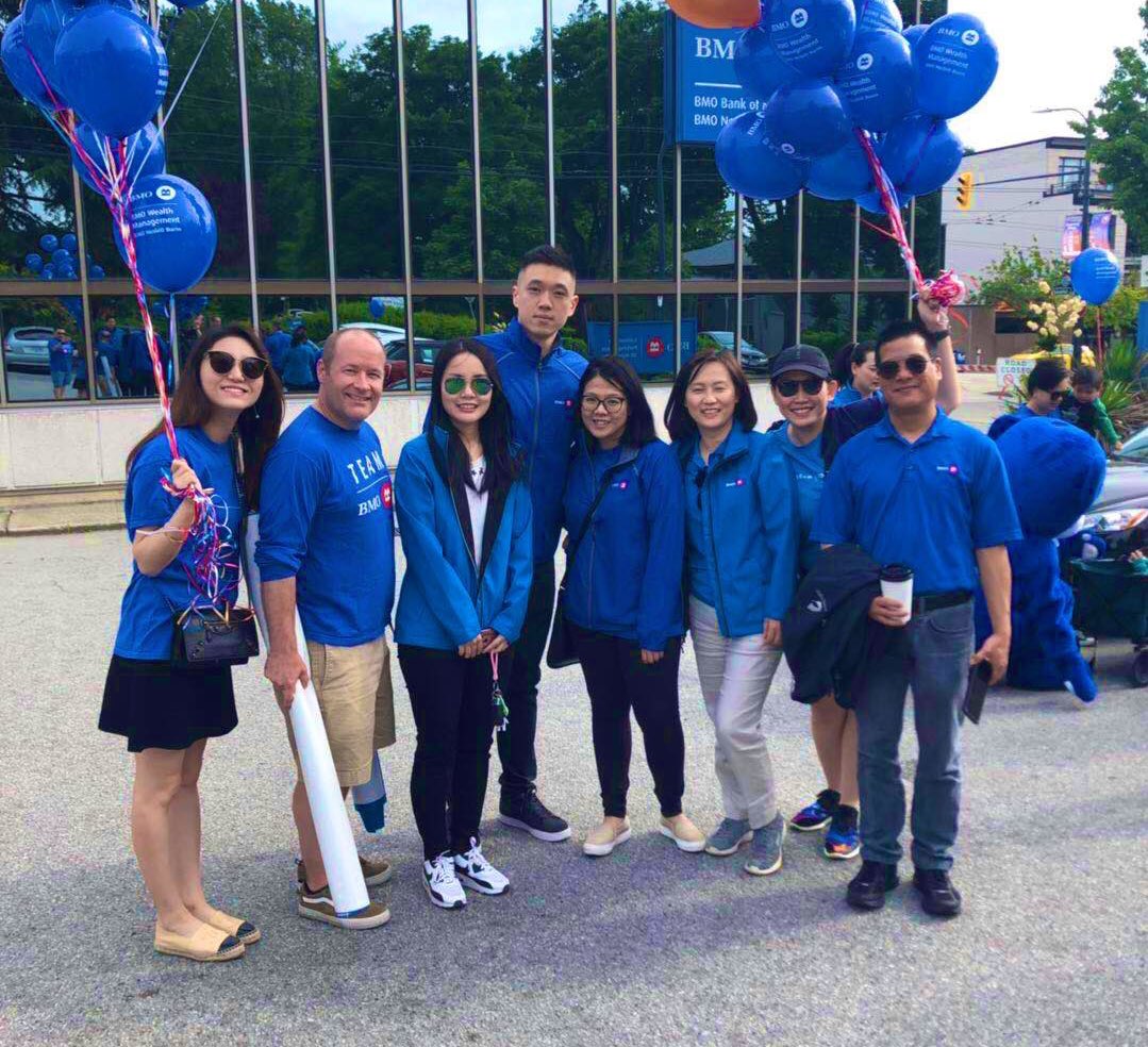 Point Grey Fiesta Parade with team UBC!! 🙌😬 #PointGreyFiesta #VanCentreBMO #Vancouver #BMO #UBC #bmoubc