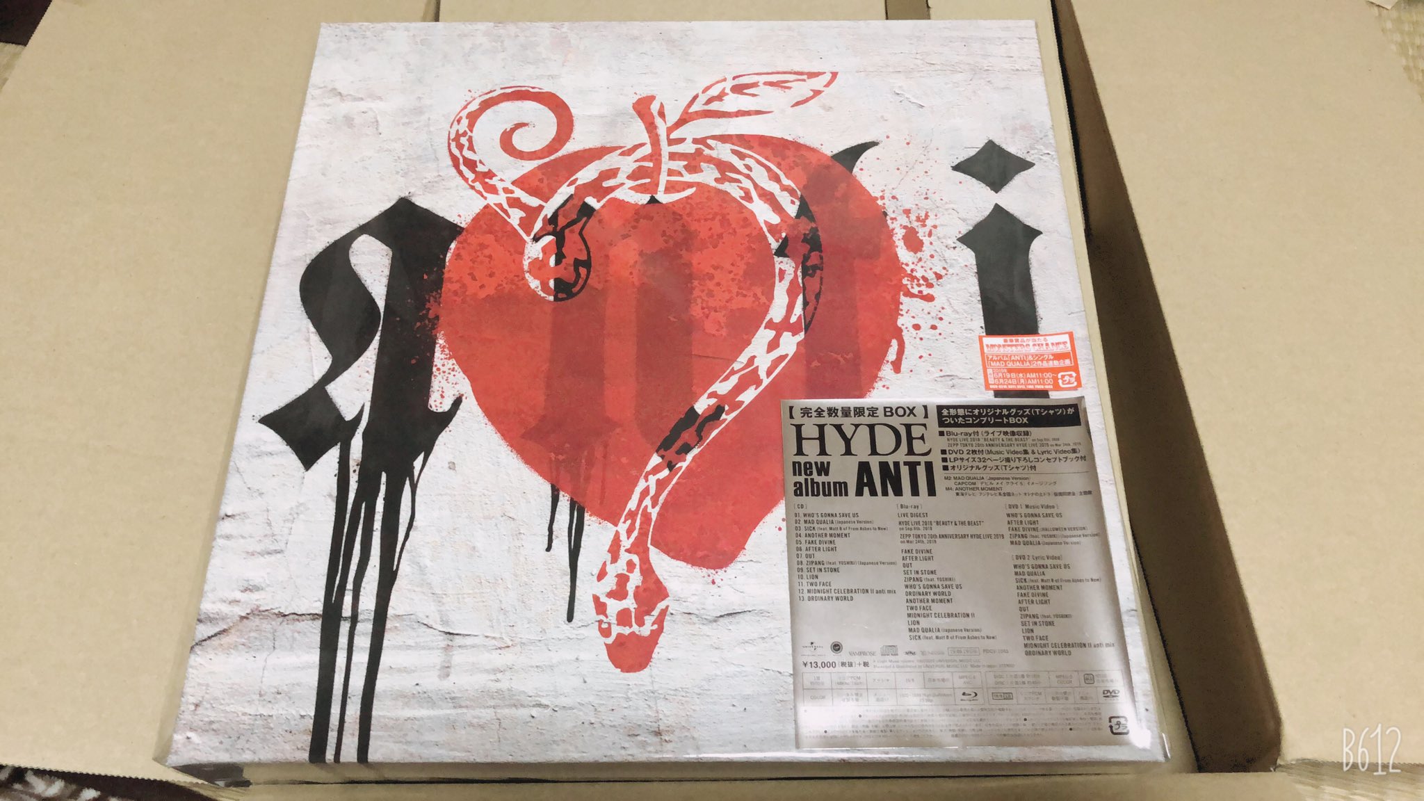 限定価格セール 完全数量限定box Anti Hyde ミュージック