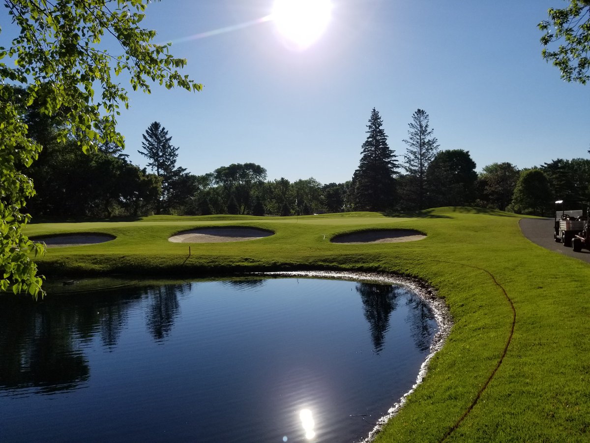 mike_paape's tweet photo. The membership gets to play real golf putting out on all 18 greens for the first time in 2019 today.  Satisfying morning to say the least. https://t.co/0JJH0EelU1