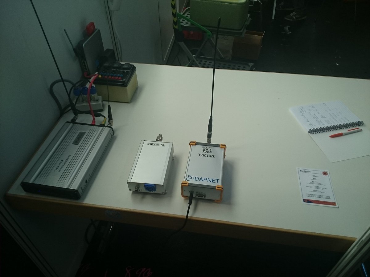 Notfunk_DL's tweet photo. Hier nochmal wie mehrfach gewünscht noch ein paar Bilder der MF2. Außerdem noch der DMR-Repeater und POCSAG-Sender hier am Stand auf der #HamRadio2019 https://t.co/Ufj2IGk1XY