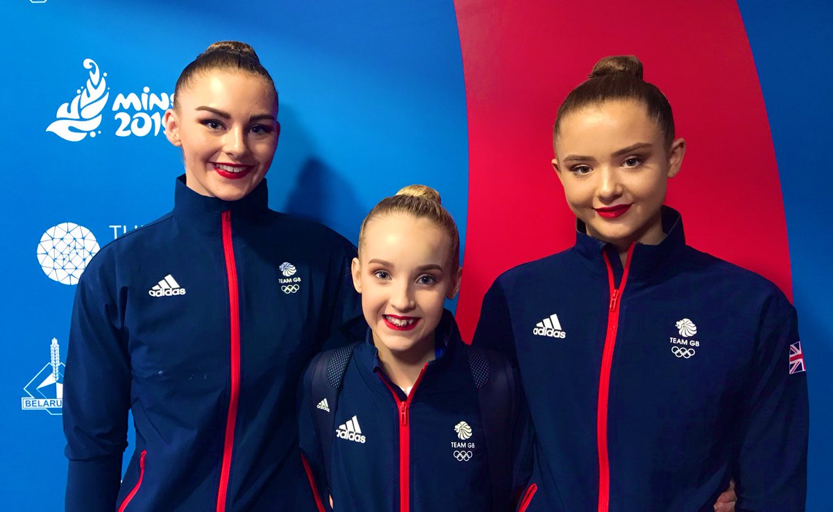 5️⃣th for 🇬🇧 in the women’s group dynamic final <a href="/Minsk2019BY/">The 2nd European Games</a> 
Congrats Erin, Sacha and Chloe 👏🏻 
27.680 scored. 
Combined competition still to come tomorrow 😊