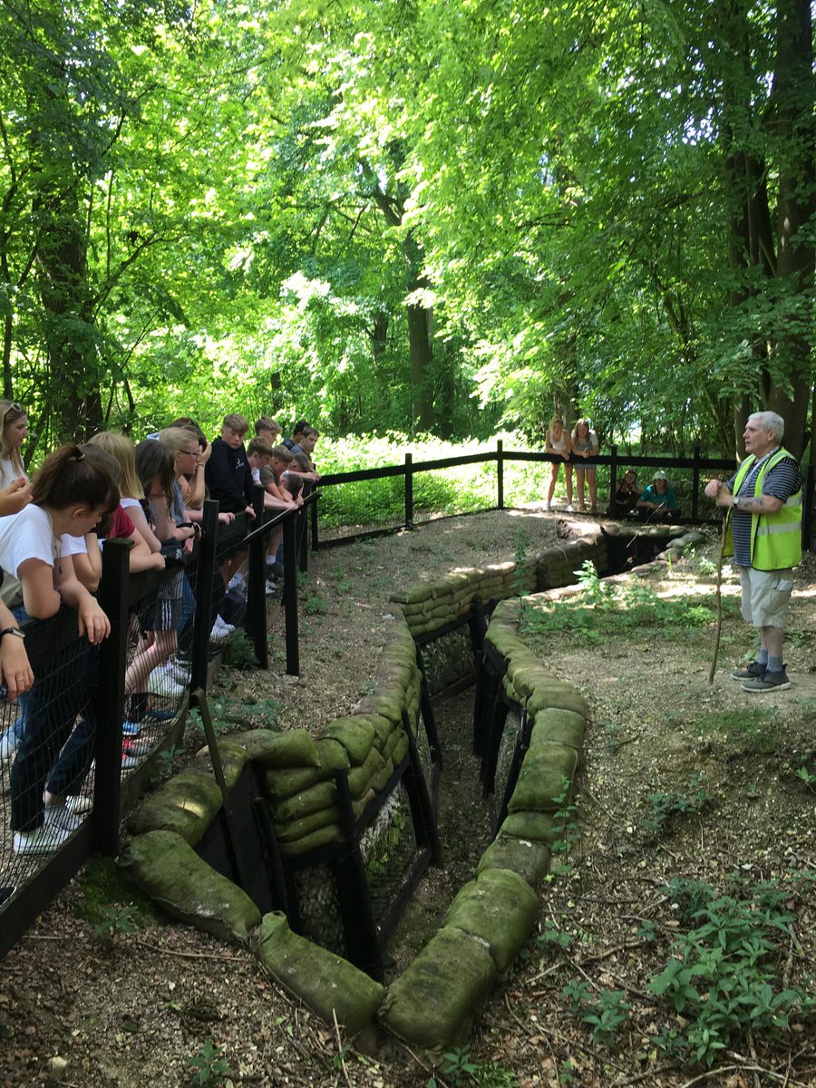 HistoryFHS's tweet photo. A busy day in the sun exploring the Somme. Students have been great and hopefully learnt a lot! https://t.co/GZNBWBPqO9