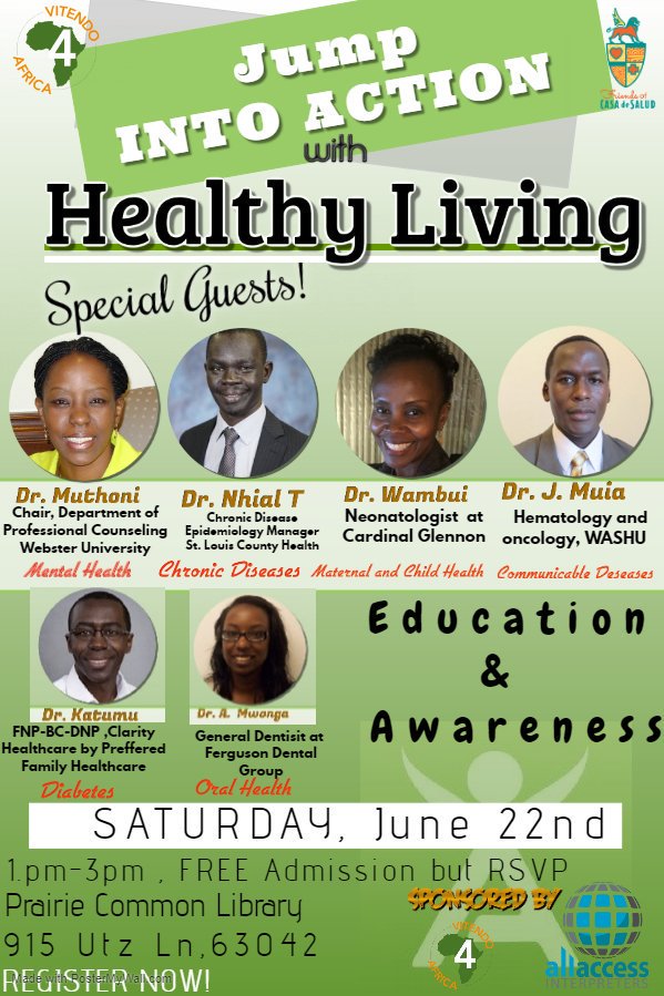 SEE YOU TODAY AT 1.30PM at Prairie Common library in Hazelwood. <a href="/MoFoundHealth/">Missouri Foundation for Health</a> <a href="/STLMosaic/">STL Mosaic Project</a> <a href="/TheCoordinated/">Vin</a> <a href="/afrochamberstl/">ACCSTL</a> <a href="/casadesaludstl/">Casa de Salud</a> <a href="/ChanZuckerberg/">Chan Zuckerberg Initiative</a> <a href="/Centene/">Centene</a> <a href="/ExpressScripts/">Express Scripts Pharmacy Benefit Services</a> <a href="/Cigna/">Cigna Healthcare</a>