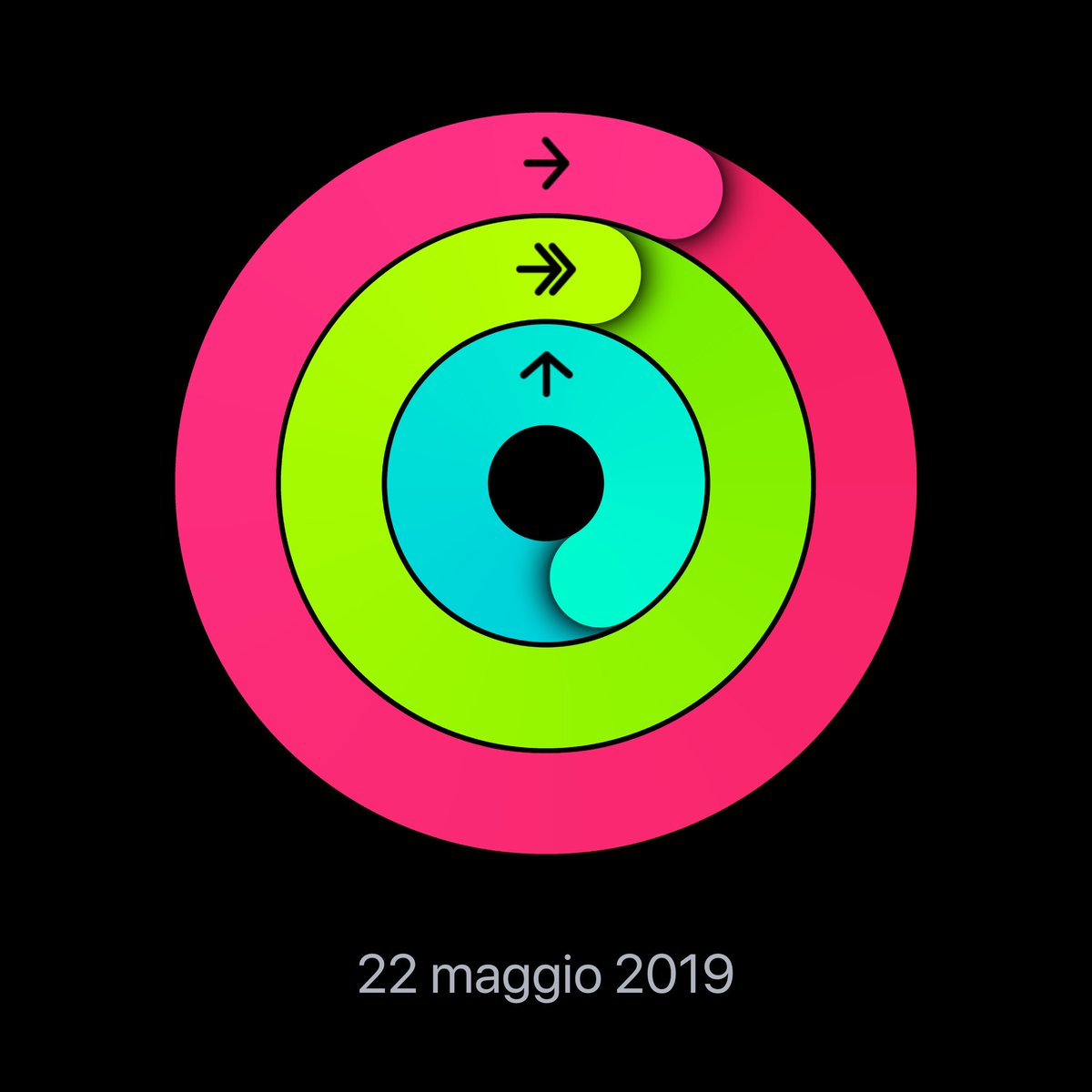 YbrahimDanilo's tweet photo. Dai un'occhiata ai miei anelli Attività (22 maggio 2019) con #AppleWatch. https://t.co/k5s6ohgCMM