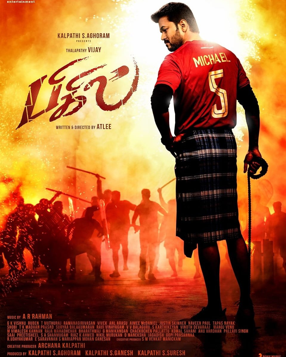 #BIGIL #Bigil2ndLook #HBDEminentVijay #HappyBirthdayThalapathy #Michael