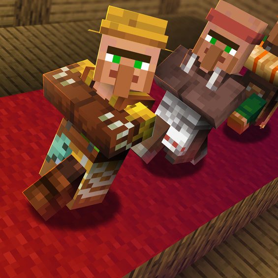 Minecraft's tweet image. Who cares about a Villager's wares - as long as they trade with style? We examined the top contenders for the Overworld's fashion crown. Prepare the catwalk!

↣ redsto.ne/whichvillager ↢