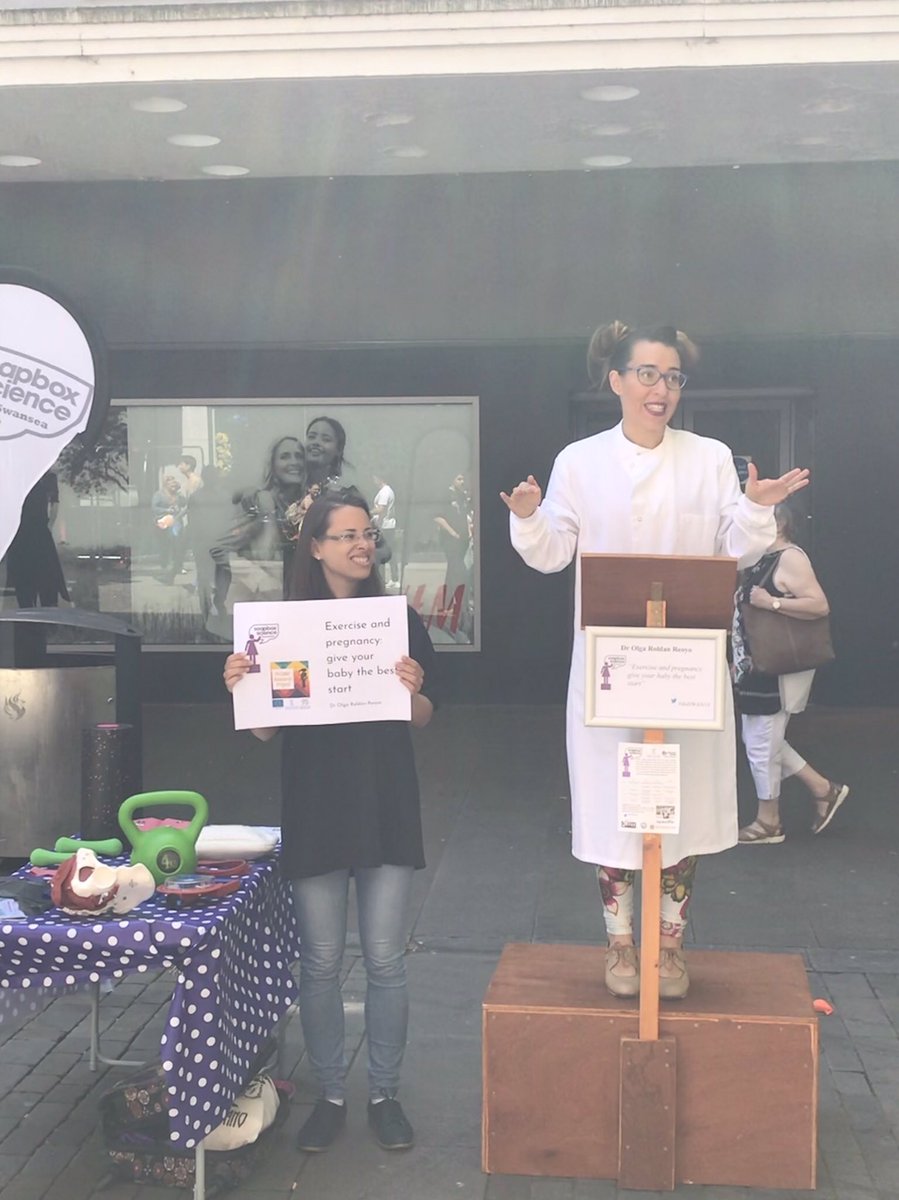DrCWilliams1's tweet photo. Bird conservation; exercise in pregnancy; antihydrogen, and βpoo in the poolβ - what do these things have in common I hear you ask!? Inspiring #WomeninSTEM #womeninscience for #SoapboxScience19 of course! https://t.co/L4aFHN6sJu