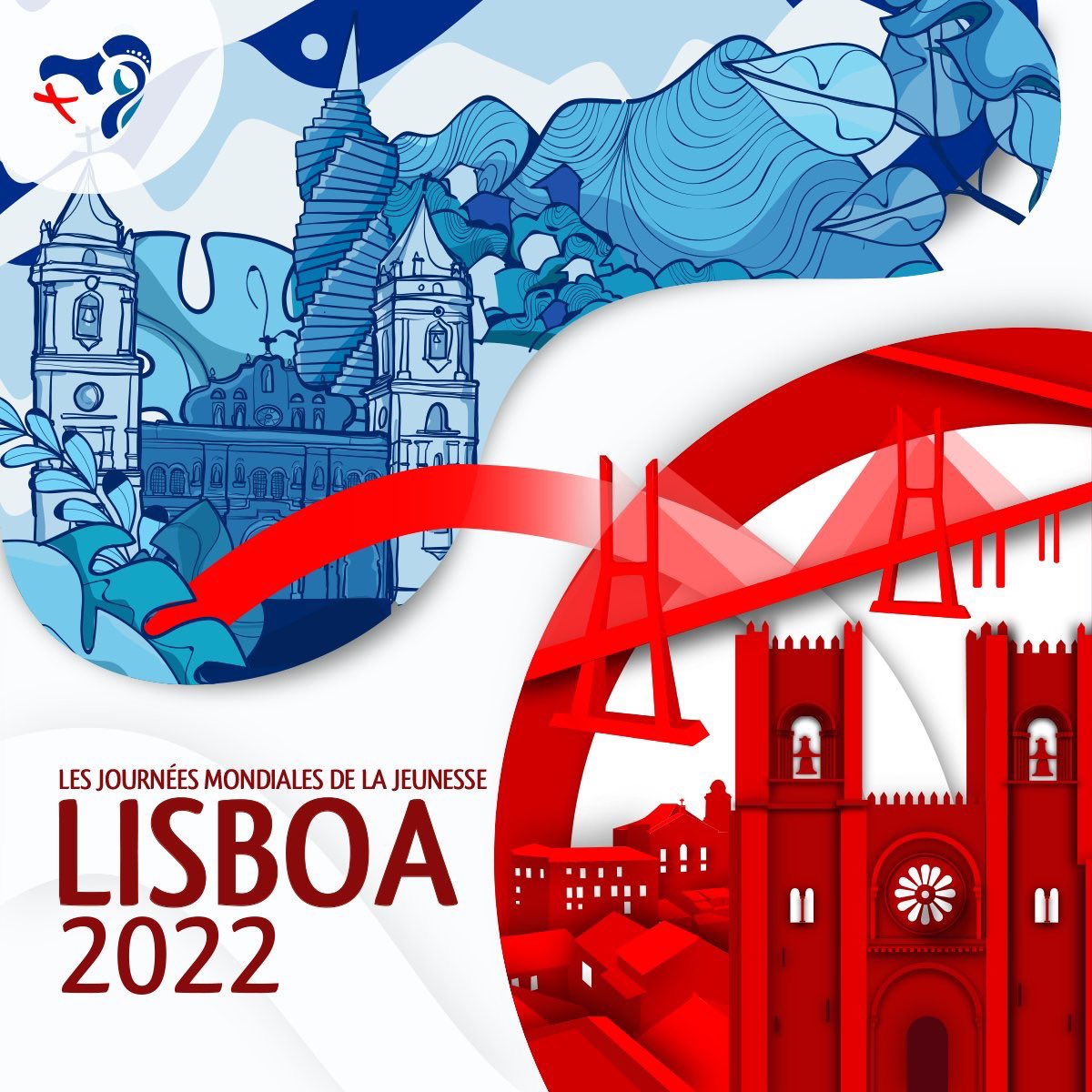 “Marie se leva et partit avec empressement” (cf. Lc 1,39)

Le #Pape a dévoilé le thème des #JMJ de #Lisbonne. 
Rendez-vous au #Portugal en 2022 !
#JMJ2022 #Lisbon2022 #Lisbonne2022 #Lisboa