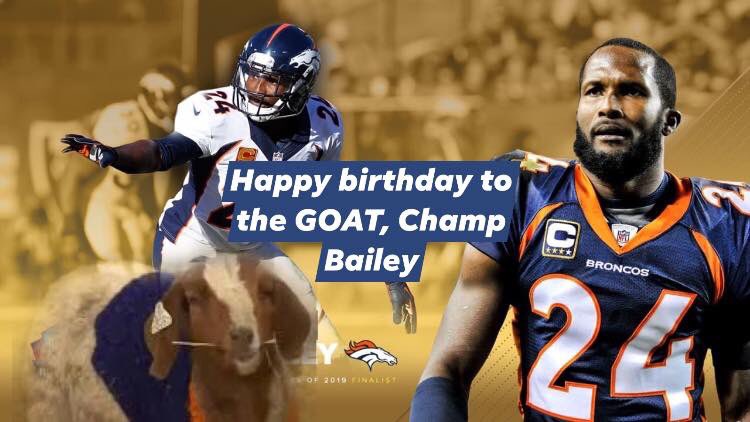 Happy Birthday Champ Bailey! 