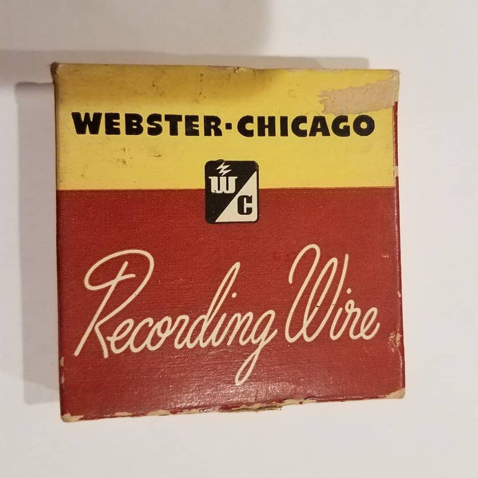 archeophone's tweet image. The last track on our Arthur Fields Anthology: A 1951 home recording of Fields, captured at Ted Bowers' home on wire by collector Dick Carty. For those of you tracking media formats, this is the first wire we've ever reissued. #preservation #firstwire
