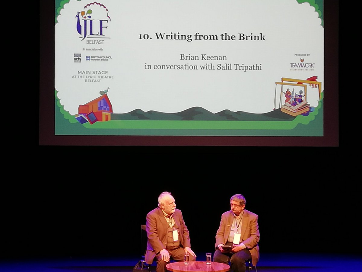 GoodmanBelfast's tweet image. #JLFBelfast2019 Writing from the Brink :Brian Keenan &amp;amp; Salil Tripathi @ImageNationNi @ArtsCouncilNI @LyricBelfast @inBritish #EventsNI #Belfast