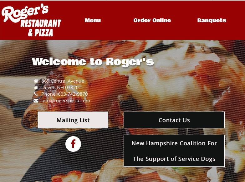 nhcssd's tweet photo. Thank you so much to Roger's Restaurant and Pizza! I just happened to go on their website today and there is a link directly to the NHCSSD site! #NHCSSD https://t.co/bjMeDwgqnA https://t.co/aOjJgH7lho