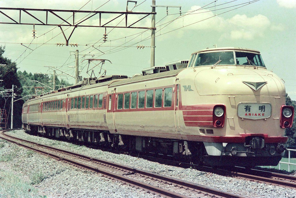 1984年夏九州 偶然にもクハ481-502が撮れたのには感動しました(*^o